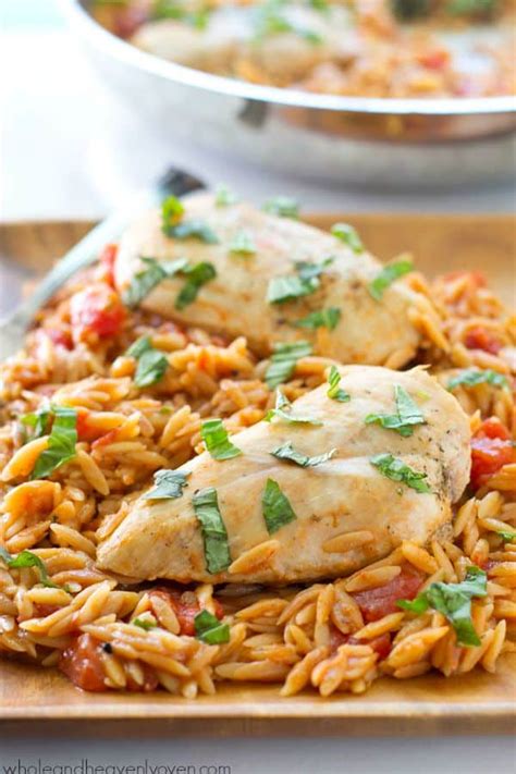 One Pot Italian Chicken And Orzo Pasta