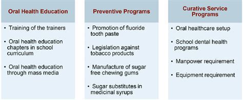 Proposed Plan For Oral Healthcare Program Download Scientific Diagram