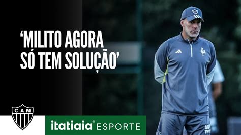 Dm Do Atl Tico Esvazia E Milito Ganha Op Es Para Enfrentar O