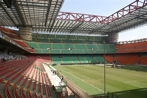 San Siro Interior Stadi Di Calcio Giuseppe Meazza Sport