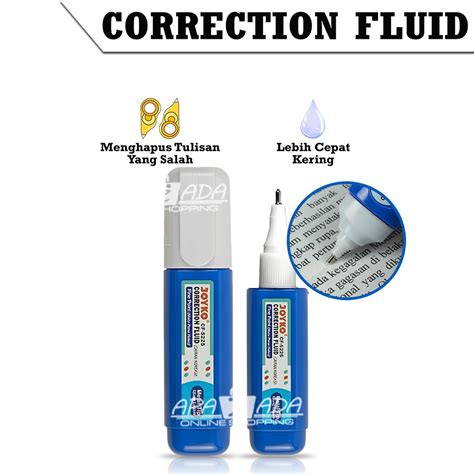 Apazada Correction Pen Fluid Tip Ex Cair Koreksi Cairan Murah