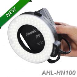 Вспышка Aputure HN100 CRI 95+ Amaran Halo LED для фотоаппаратов модели ...