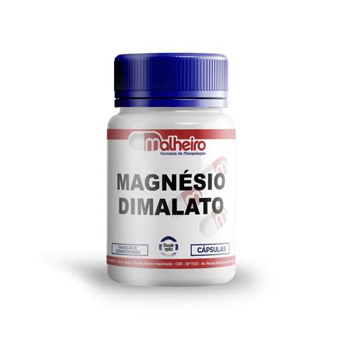 Magnésio Dimalato 550 mg cápsulas Farmacia Malheiro Farmacia de