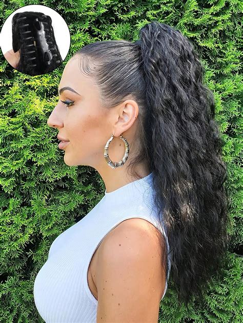 Curly Ponytail Natural Hair - Ruka Hair