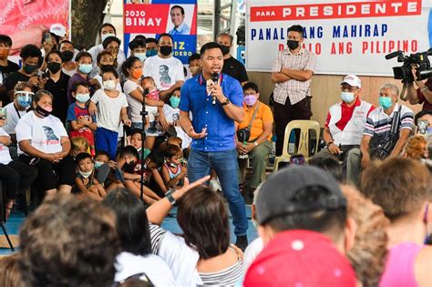 Pacquiao May Tiniyak Sa Mga Vendor Sakaling Manalo ABS CBN News