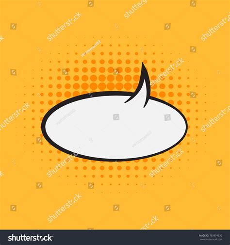 Comic Speech Bubble Background Blank Template Stock Vector (Royalty Free) 793874530 | Shutterstock