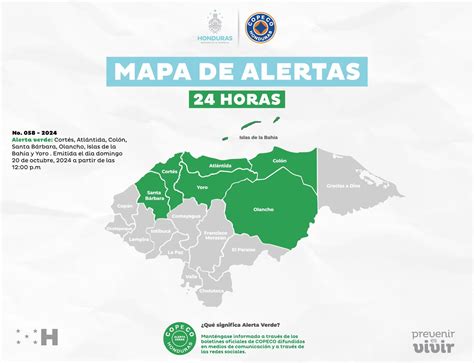 Copeco Declara Alertas Verde Por Lluvias En Honduras