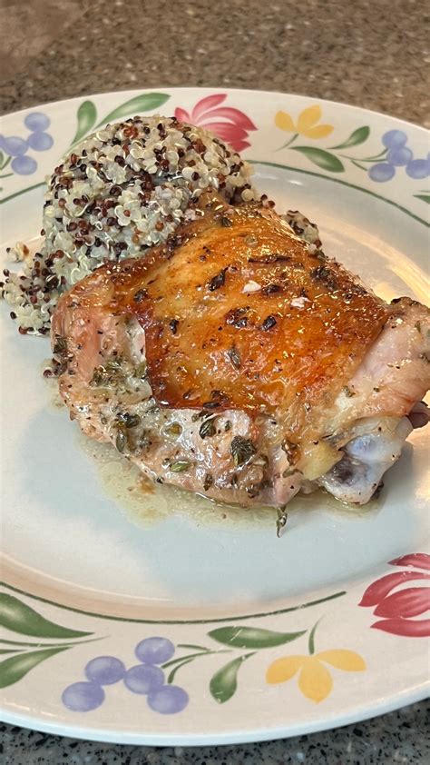 Lemon Herb Roasted Chicken Thighs Chef Andrea Goodies