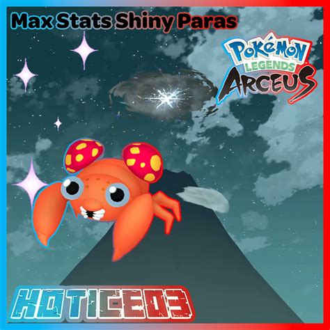 Pokemon Legends Arceus Shiny Paras Max Stats EBay