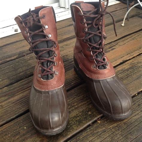 Vintage L L Bean Maine Hunting Boots Men S Size 10 Duck Etsy