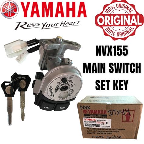 Yamaha Nvx Nvx Original Main Switch Set Key Steering Lock