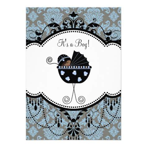 Black Baby Shower Invitations - Invitation Design Blog