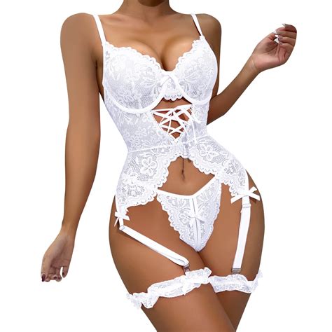 Ytianh Sexy Plus Size Lingerie Womens Lace Fashion Sexy Splicing Slim