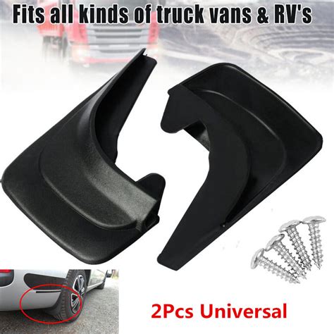 2x Universal Car Front Rear Mud Flaps Splash Guards Mudflaps Mudgurads Fender Ebay