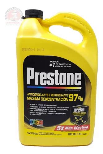 Anticongelante Concentrado Amarillo Prestone 3 78l Cuotas sin interés