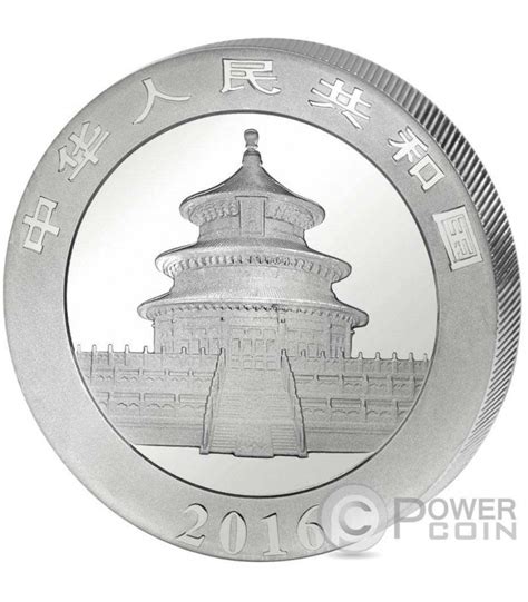 CHINESE PANDA Prestige Set 4x30g Moneda Plata 10 Yuan China 2016