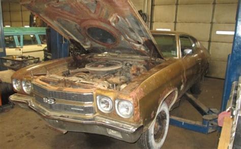 3964 Speed 1970 Chevrolet Chevelle Ss 396 Barn Finds