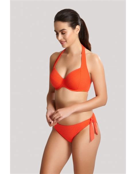 Panache Swim Echo Halter Bikini Beha Grote Cupmaten Orange Sw