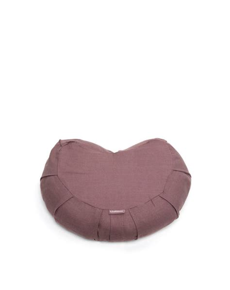 Linen Crescent Meditation Cushion Cover B Halfmoon Us