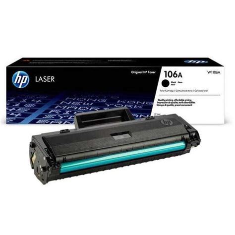 Hp 106a Black Original Toner Cartridge W1106a Red Bus Cartridges