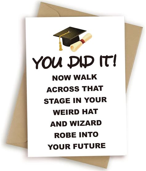 Healsla Funny Graduation Card For High School College Grad Class Of 2024