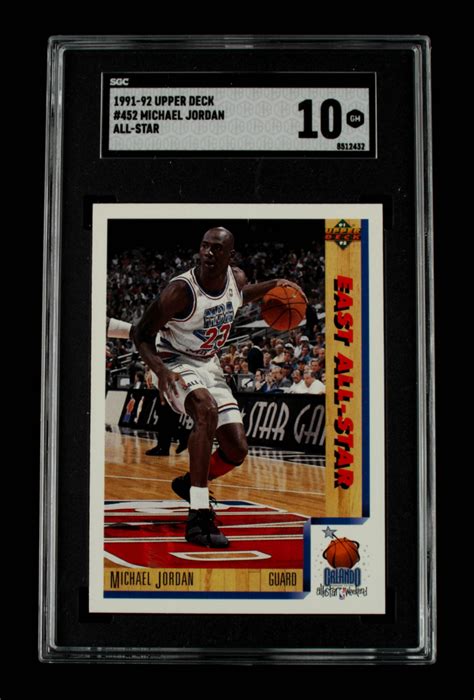 Michael Jordan 1991 92 Upper Deck 452 AS SGC 10 Pristine Auction