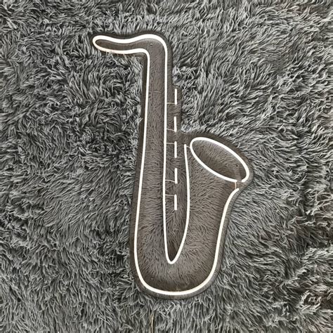 Saxophone Neon Sign Music Instrument Wall Art Decor Handmadet