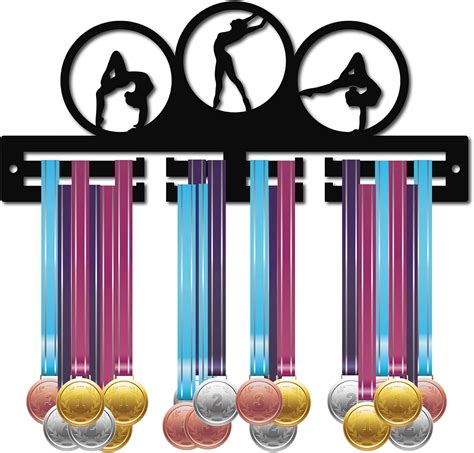 Amazon CREATCABIN Acrylic Medal Holder Gymnastics Dance Medal