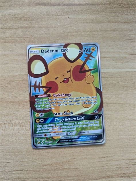 Pokemon Dedenne Gx Hobbies Toys Toys Games On Carousell