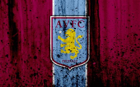 Download Aston Villa Red Logo Art Wallpaper | Wallpapers.com