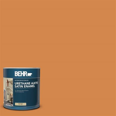 Behr Qt Ppu Flaming Torch Satin Enamel Urethane Alkyd Interior