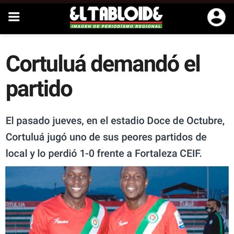 Fortaleza Ceif On Twitter Cortulu Demand El Partido Que Ganamos De