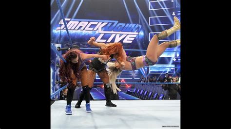 Smackdown Live Charlotte Flair Vs Becky Lynch Vs Carmella