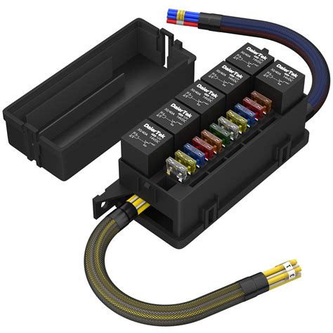 Caja De Rel De Fusibles De V Caja De Fusibles Precableada Con Rel