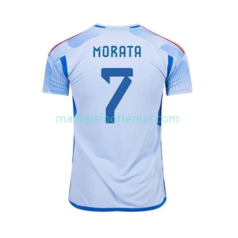 Maillot Tenue Espagne Morata Exterieur Coupe Du Monde