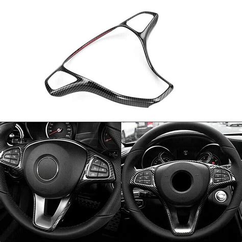 Benafini Steering Wheel Panel Cover Trim For Mercedes For Benz W