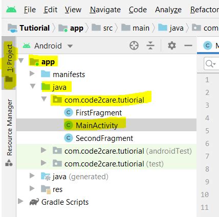 Locate Mainactivity Java Or Kotlin File In Android Studio Code Care