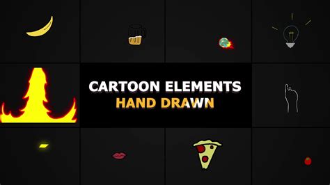 Cartoon Elements Premiere Pro Mogrt Template SBV 338407459 Storyblocks