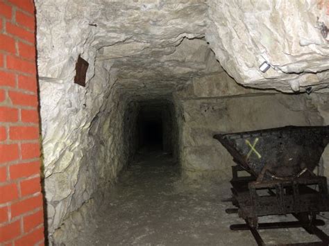 Photo shows the tunnel that links the Wellington quarry to the Auckland ...