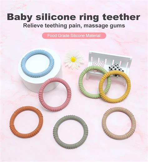 Bpa Free Kid Soft Sensory Teether Toys Silicone Baby Teethers Silicone