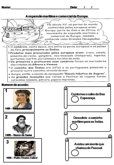 HISTÓRIA 5 ANO ATIVIDADES PARA IMPRIMIR V ATIVIDADES E DESENHOS