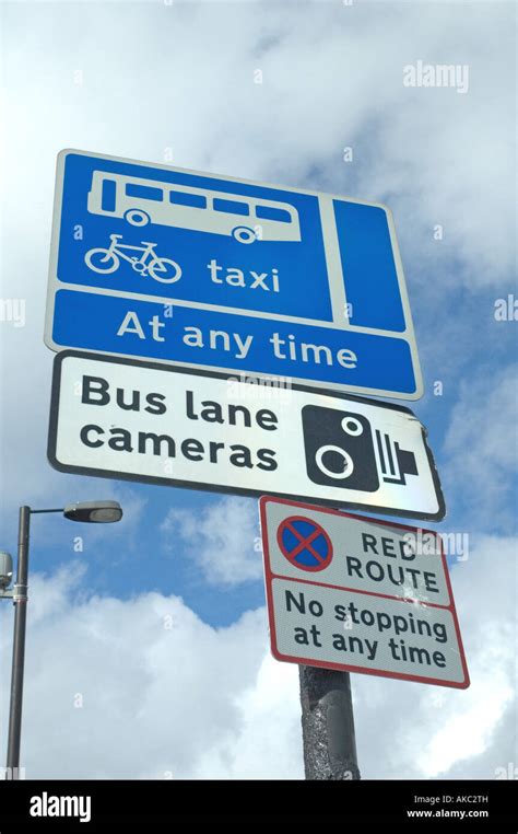 Traffic Signs London UK Stock Photo - Alamy