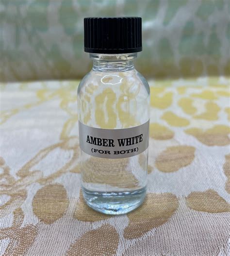 Amber White Perfume Body Oil Free Shipping Etsy