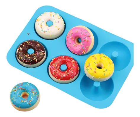 Molde Para Mini Donas En Silicona 6 Cavidades Cuotas sin interés