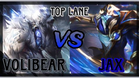 Wild Rift Jax Top Vs Volibear Baron Lane Gameplay Seasson Youtube