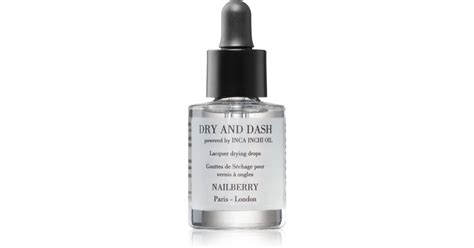 NAILBERRY Dry and Dash Lacquer Drying Drops Nail Polish Quick Drying ...