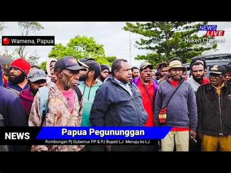 Rombongan PJ Gubernur PP PJ Bupati Lanny Jaya Menuju Ke Tiom Lanny