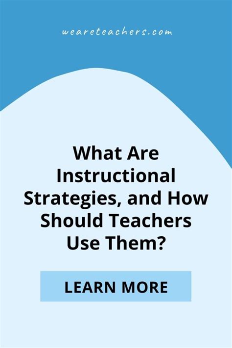 What Are Instructional Strategies? An Overview for Teachers