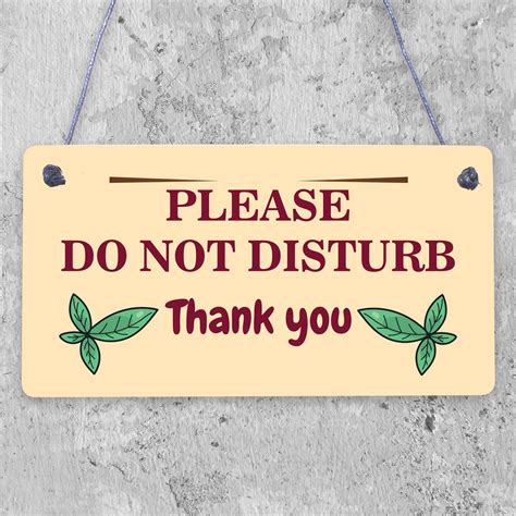 Do Not Disturb Sign Hotel Guest House Housekeeping