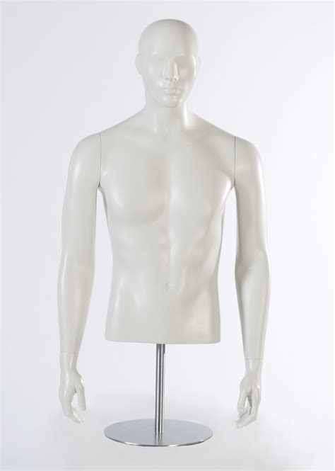 Torso de hombre maniquí Gallery 1 nunuamannequins Color Blanco